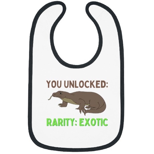Komodo Pet You Unlocked Komodo Dragon Big Lizard Bibs