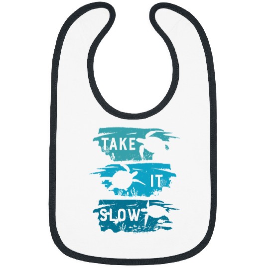 Turtle Pet Take It Slow Ocean Turtle Sea Life 112 Bibs