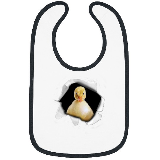 Chicken Pet and Wallpaper Cute Duck Bird Lover Men Boys Girls Bibs