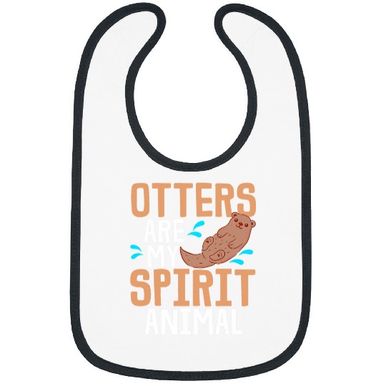 Otter Pet Otters for Cute Animal Children Sea Otter Animal F Bibs