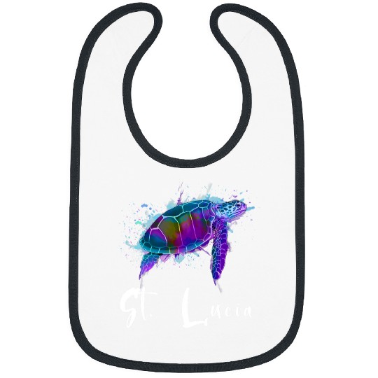 Turtle Pet St Lucia Island Sea Turtle Caribbean Sea St Lucia Bibs