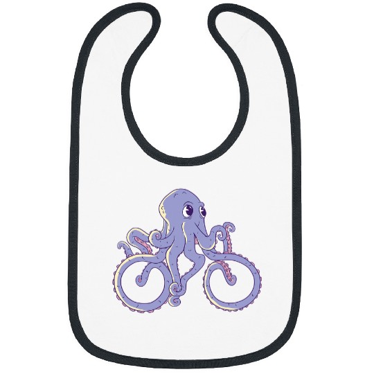 Octopus Pet Bicycle Tentacles Bike Rider Biker Biking Bibs