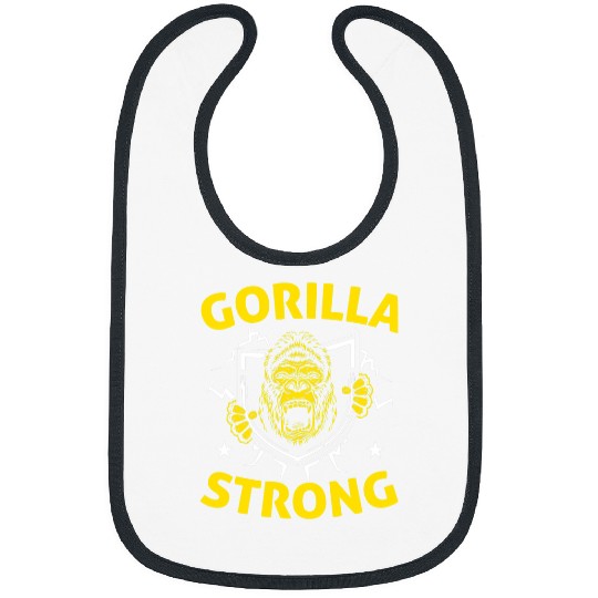 Gorilla Pet Strong Ape Lover Monkey Whisperer Zookeeper Bibs
