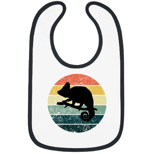 Chameleon Pet vintages Jackson Chameleon Animals Lover Distressed Bibs