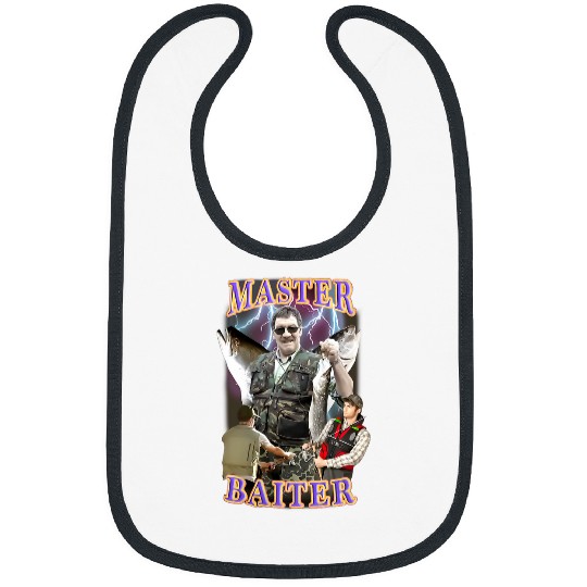 Fishing Fun master baiter vintages bass fishing funny angler Bibs