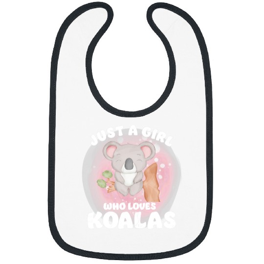 Koala Pet Just a Girl Who Loves Koalas 9 Bibs