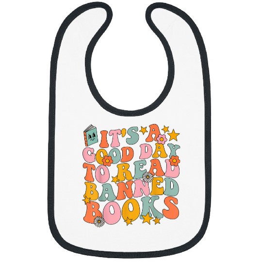 Book Fun Read Banned Books Groovy Library Reading Lovers Bibs