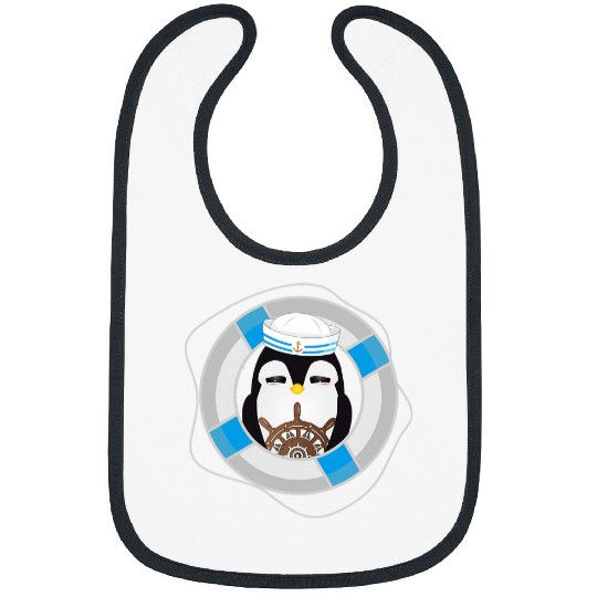 Penguin Pet sailor in navy look Bibs