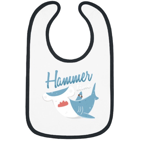 Shark Pet Hammer Time Hammerhead Shark Marine Biologist Bibs