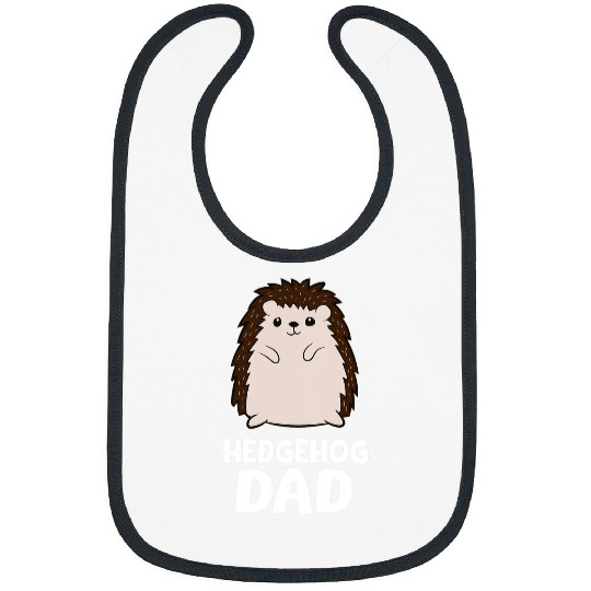 Hedgehog Pet Dad Bibs