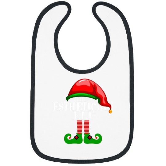 Esthetician Elf Gift Matching Group Christmas Party Pajama Bibs