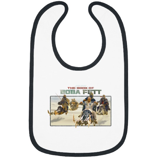 Book Fun Star Wars The Book Of Boba Fett Group Speeder Pursuit Bibs