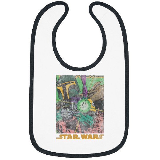 Book Fun Star Wars Boba Fett vintages Comic Bibs