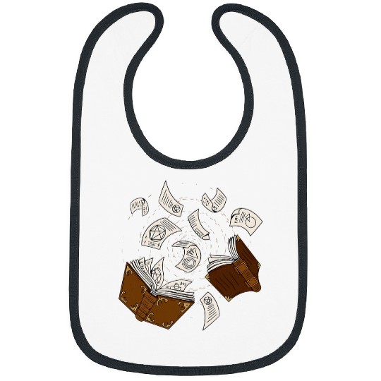 Book Fun Spell Book Witch Witchy Fantasy Women Teen Spiritual Bibs