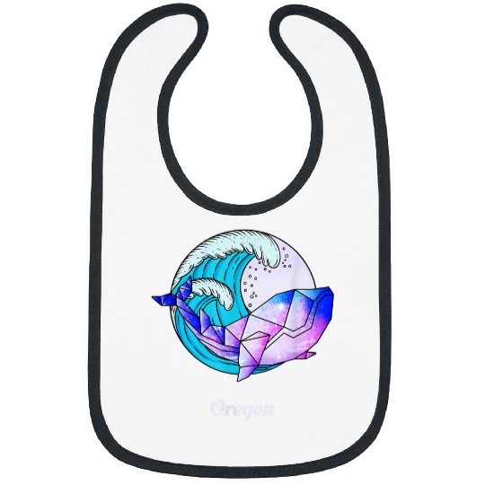 Whale Pet Oregon Japanese Paint Geometric Orca Killer Bibs