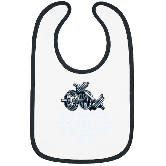 bests Ab Exercise Stop Eating Crap Workout Sayings Gym Quotes 22 Bibs