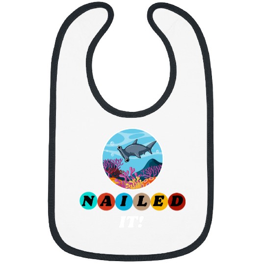 Shark Pet Hammerhai Nailed Coral Diving Shark Sea World Bibs