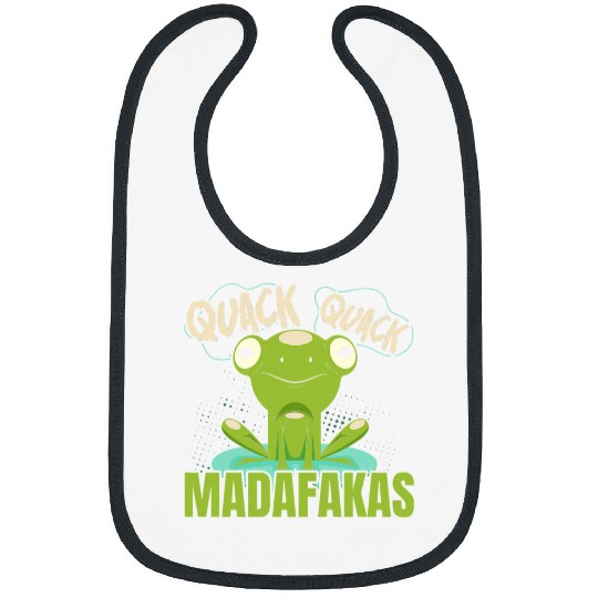 Frog Pet Quack Quack Madafakas Frog Whisperer Froggy Toad Tadpole Bibs