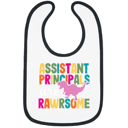 Dinosaur Pet Assistant Principal School Teacher Appreciation Bibs