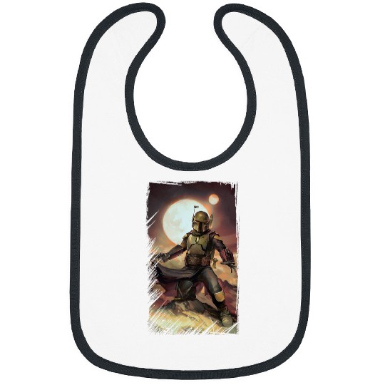 Book Fun Star Wars The Book Of Boba Fett Epic Scene Chest Portrait Bibs