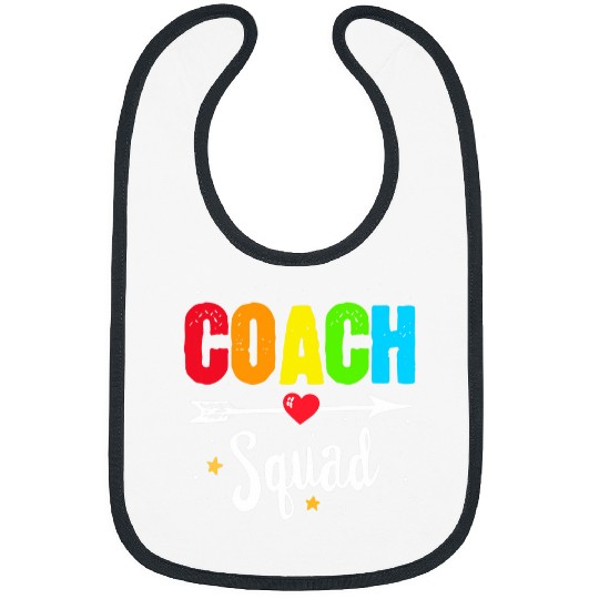 Coachs Squad Tee Back to School Matching Group School Coach Bibs