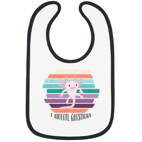 Axolotls Pet Cute Salamander Axolotls Questions Bibs
