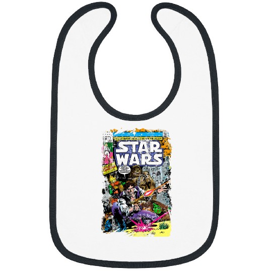 Book Fun Star Wars Classic Han Solo Chewbacca vintages Comic Bibs