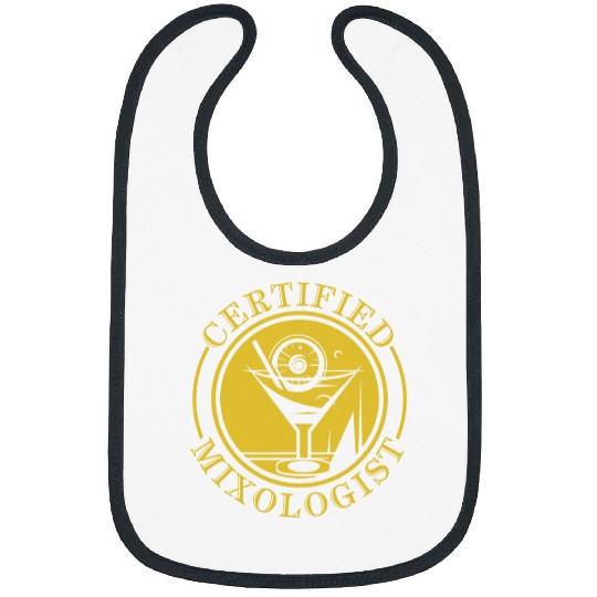 Certified Mixologist Bartender Spirit Alcohol Drink Servers Bibs
