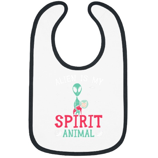 Aliens UFO Is My Spirit Animal Extraterrestrial UFO Cryptid 21 Bibs