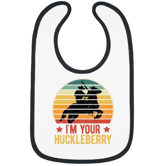 Horse Pet Im your Huckleberry Cowboy Horse Western Country Horseback Bibs