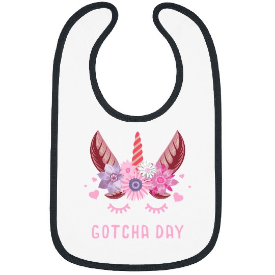 Unicorn Pet Pro Adoption Gotcha Day Adopted Son Daughter Bibs
