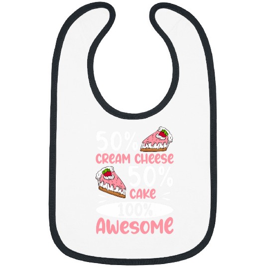 Strawberry Cheesecake Baker Design for a Cheesecake Expert Bibs