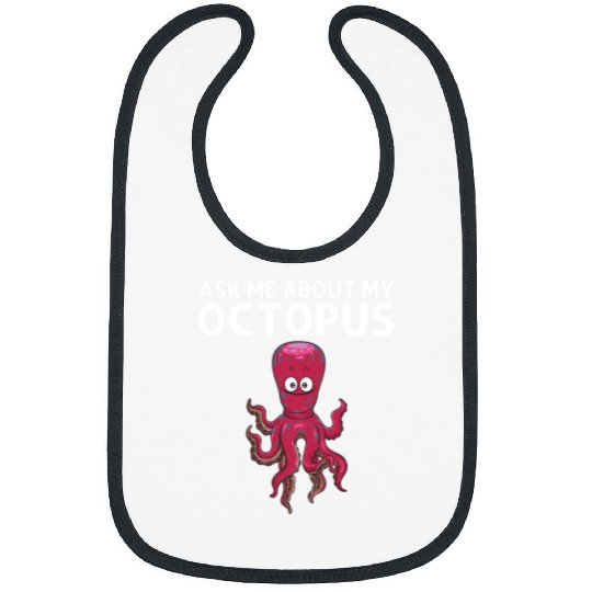 Octopus Pet For Men Women Sea Life Ocean Biology Cephalopod 06 Bibs