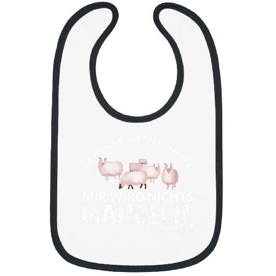 Sheep Pet The Lord is my shepherd Bibs