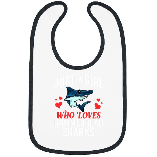 Shark Pet Hammerhead Shark Head Tooth Funny 1 Bibs