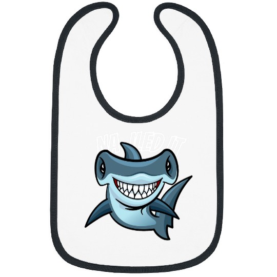 Shark Pet Hammerhead Shark Tee Nailed It Funny Bibs