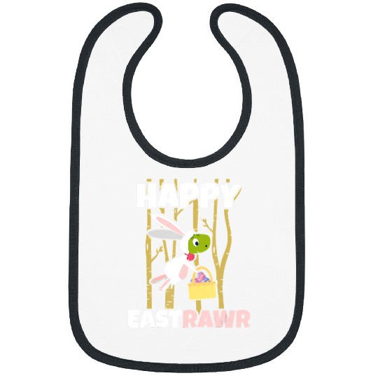 Dinosaur Pet Happy Eastrawr Easter Dinosaur Egg Hunt Basket Bunny Bibs