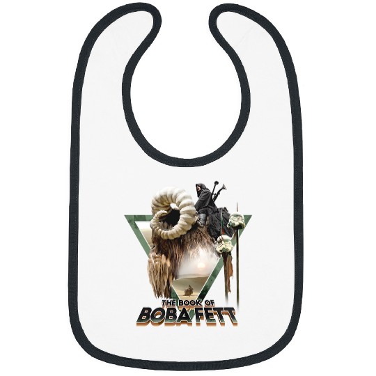 Book Fun Star Wars The Book Of Boba Fett Bantha Riding Triangle Fill Bibs