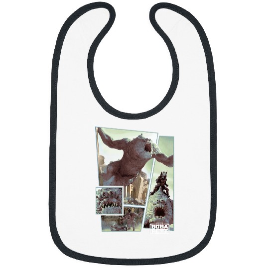 Book Fun Star Wars The Book Of Boba Fett Rancor Attack Split Panels Bibs