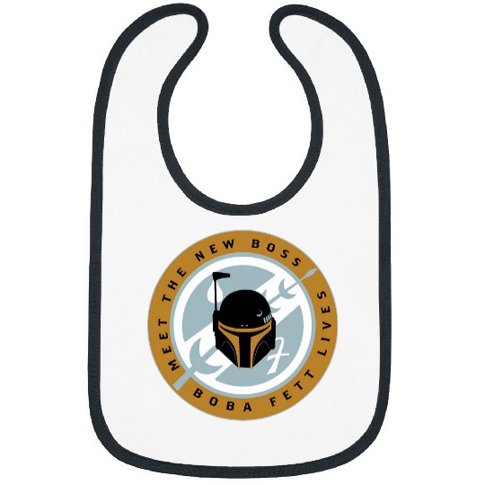 Book Fun Star Wars The Book Of Boba Fett Meet The New Boss Logo Bibs