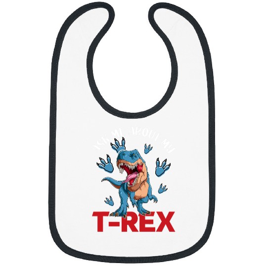 Dinosaur Pet Ask Me About My TRex Dinosaur Lover Men women kid Bibs