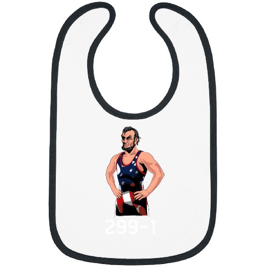 Sport Wrestling Abraham Lincoln Wrestling Record 2991 USA President Bibs