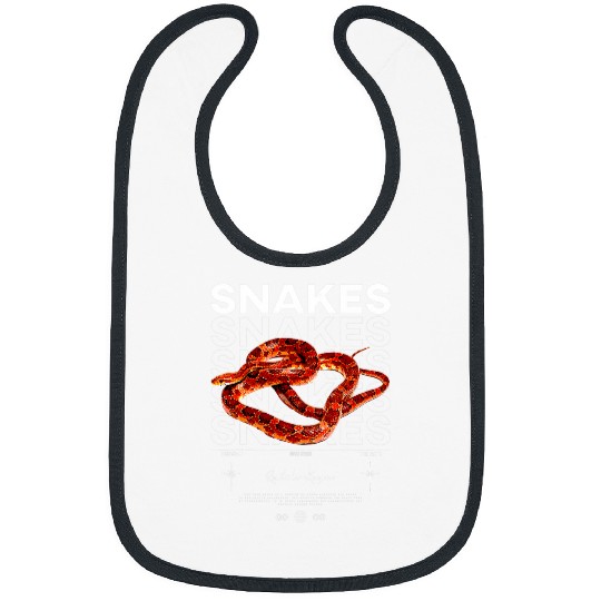 Snake Pet Corn Snake Modern Streetwear Reptile Keeper 03 Bibs