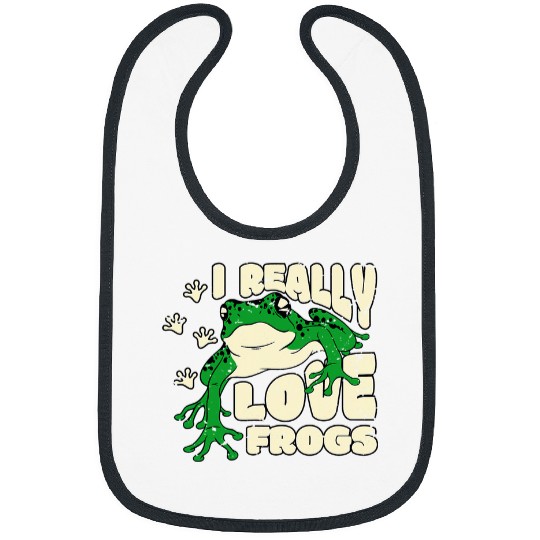 Frog Pet I Really Love Frogs Tree Bibs
