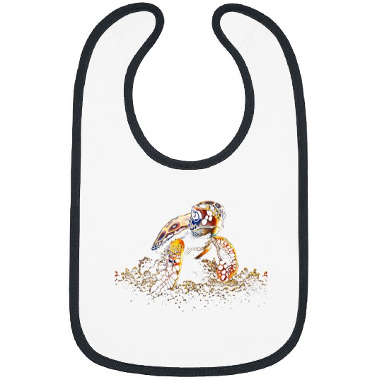 Turtle Pet Tortoise Waterturtle Ocean Natural Environment 8 Bibs