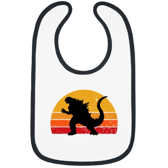 Dinosaur Pet Retrowawe vintages Comics Monster Movie Bibs