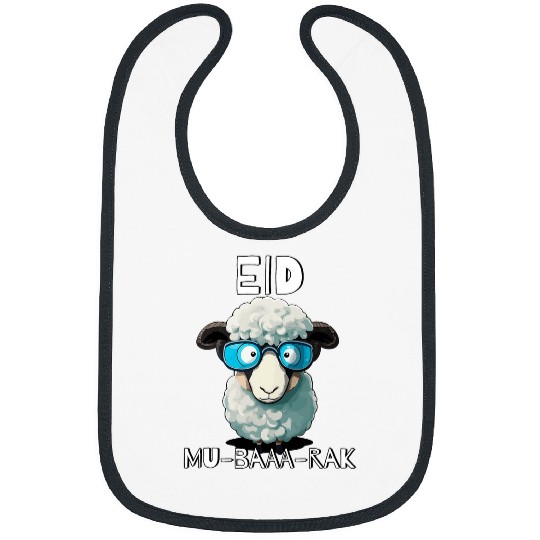 Sheep Pet Islamic Ramadan Eid Mubarak Gifts For Kids Bibs