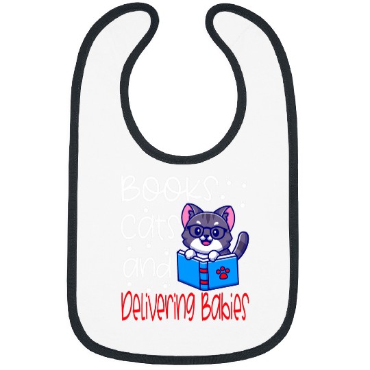 Book Fun OB nurses Labor Delivery OBGYN Cat Mom Dad Owner Book Doula Bibs