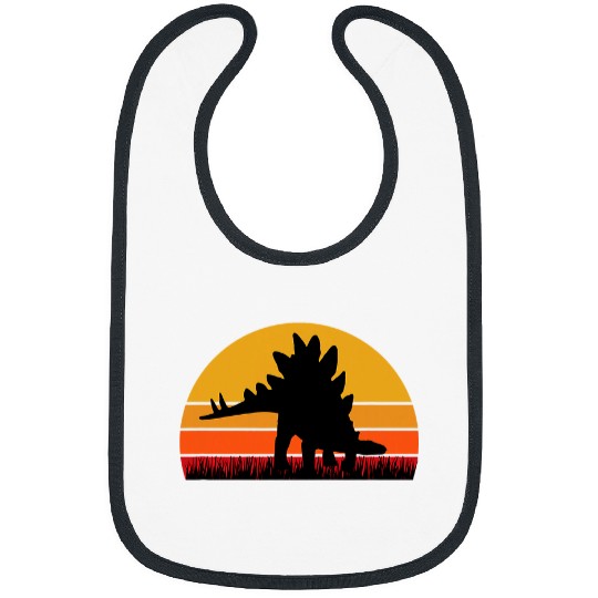 Stegosaurus Dinosaur Dino Dinos Bibs