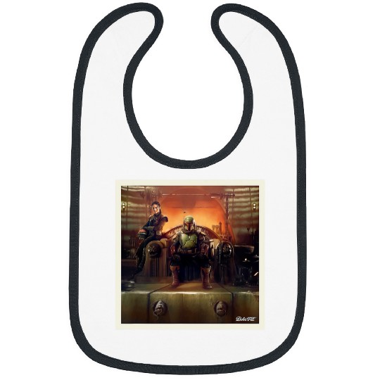 Book Fun Star Wars The Book of Boba Fett and Fennec Shand Polaroid Bibs